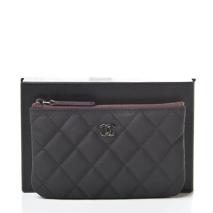 Chanel Nylon Quilted Small Cosmetic Case Black 8 of 8