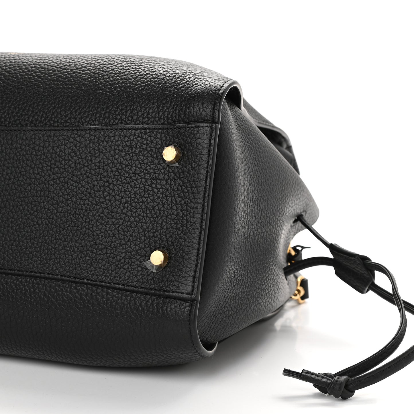 Heavy Grain Iris Tote Midnight Black