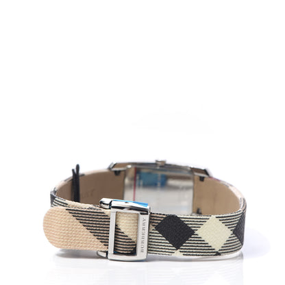 Burberry Stainless Steel Calfskin 20mm Heritage Nova Check Quartz Watch BU9503 4 of 7