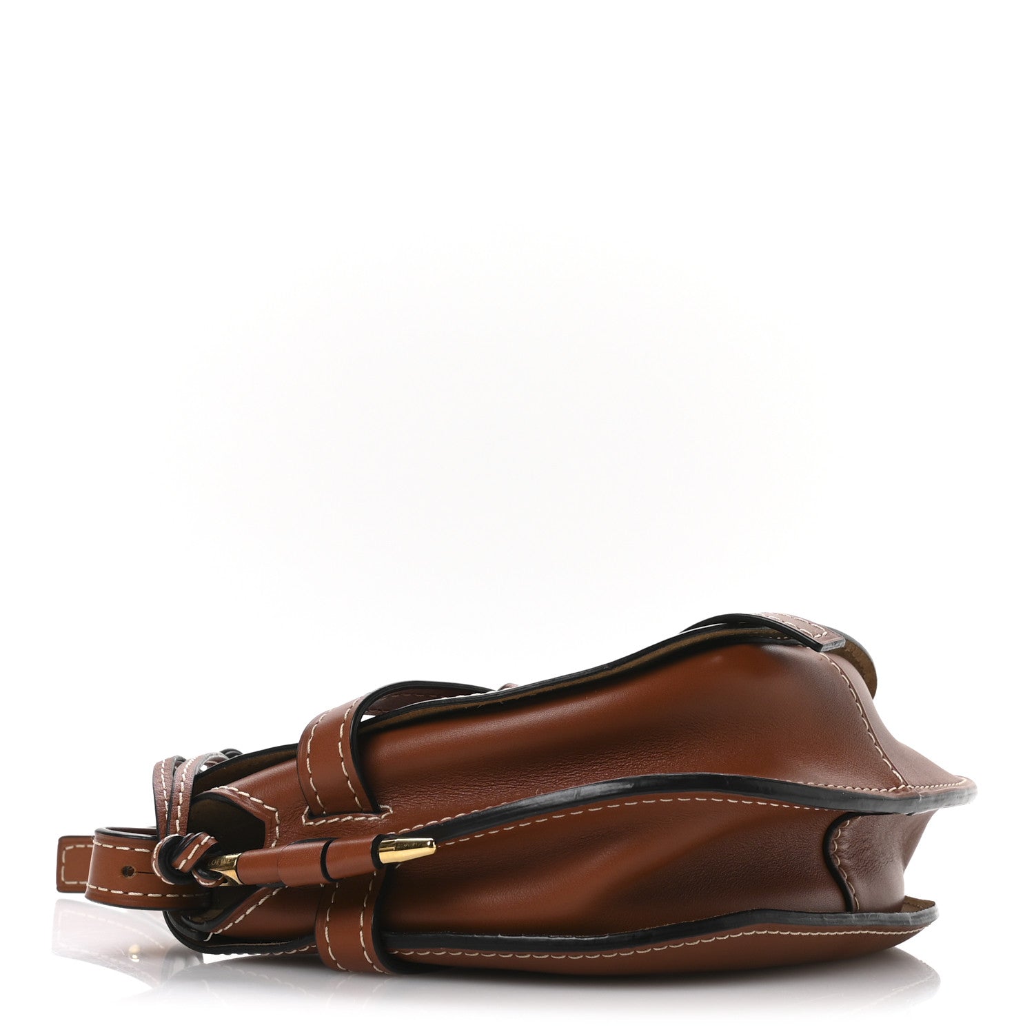 Loewe Calfskin Small Gate Crossbody Bag Rust 4 of 10