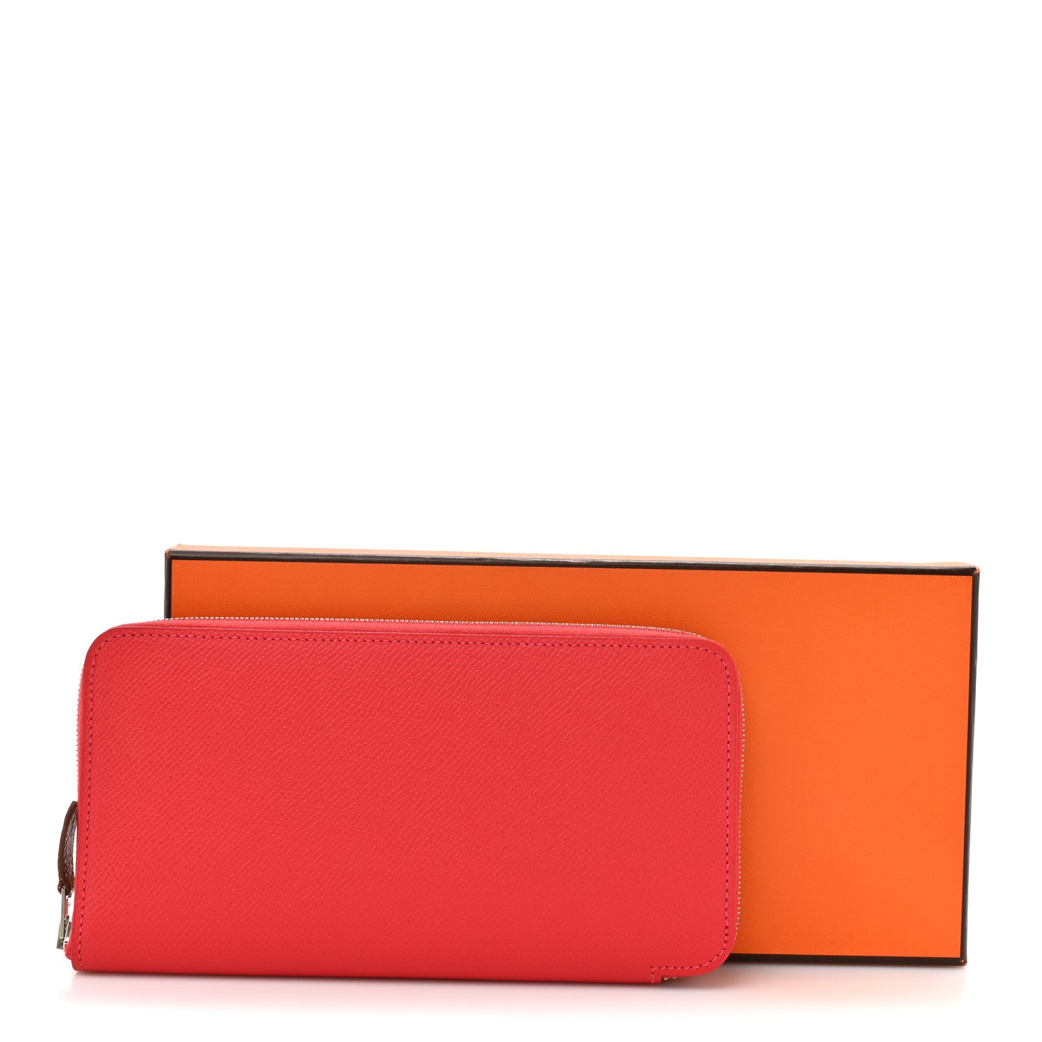 Hermes Epsom Silk'In Wallet Bougainvillea 9 of 9