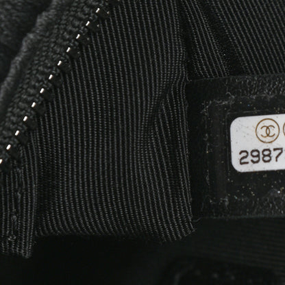 Chanel Calfskin Chain 20s Signature Hobo Black 7 of 11