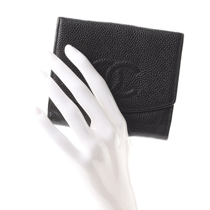 Chanel Caviar Timeless CC Compact French Wallet Brown 2 of 15