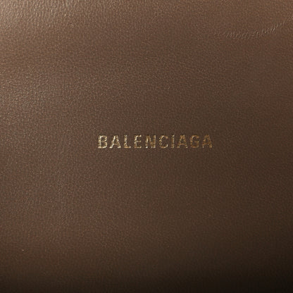 Balenciaga Coated Canvas BB Monogram Logo Print XS Hourglass Top Handle Bag Beige Brown Black 6 of 10