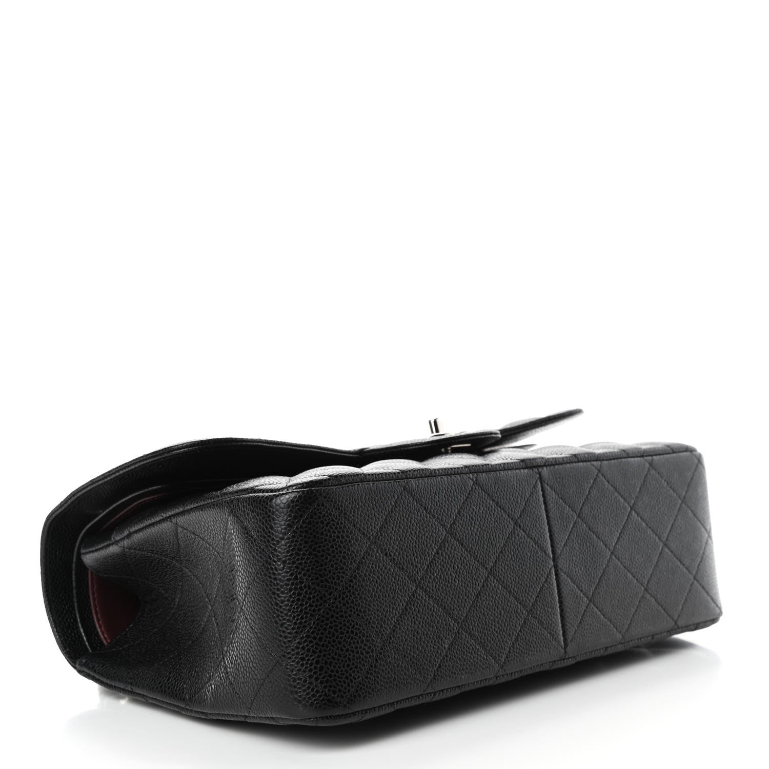 Chanel Caviar Quilted Jumbo Double Flap Black 3 of 4