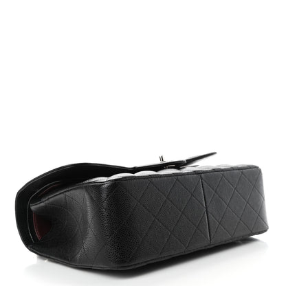 Chanel Caviar Quilted Jumbo Double Flap Black 3 of 4