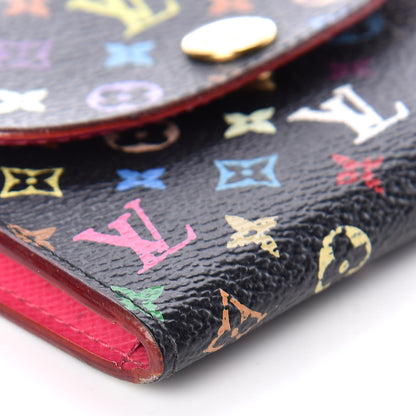 Louis Vuitton Monogram Multicolor Business Card Holder Black Grenade 5 of 11