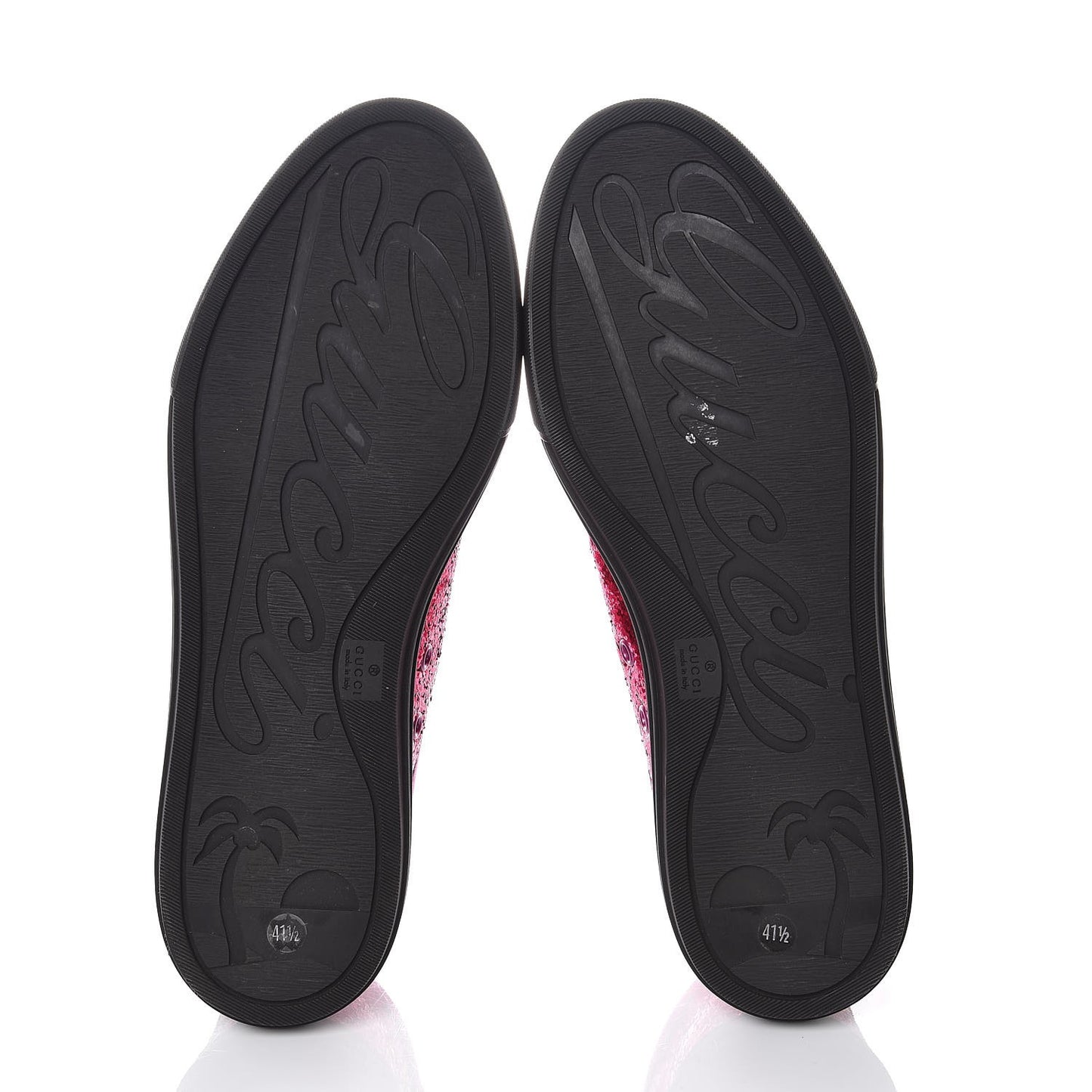 Nappa Glitter Galactica Sneakers 41.5 Fuchsia