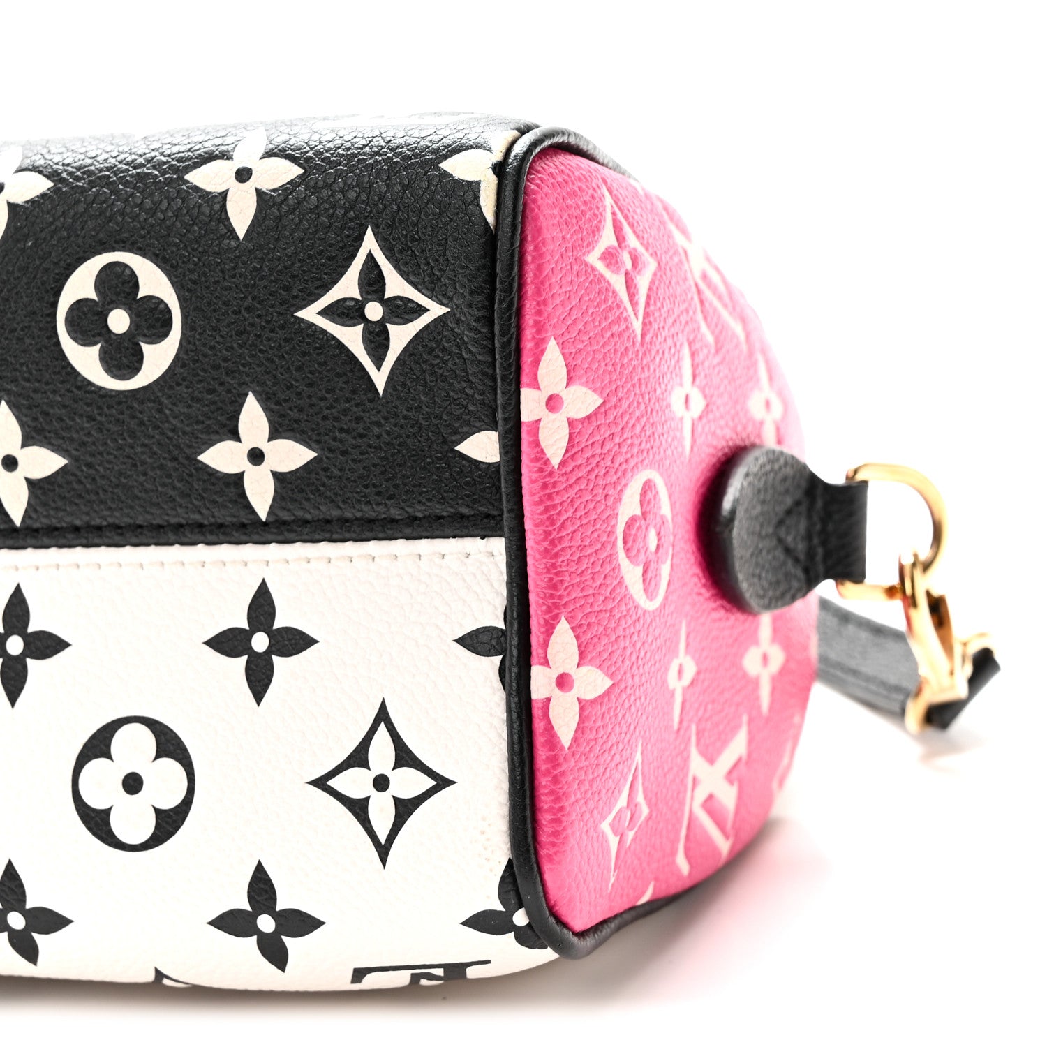 Louis Vuitton Empreinte Monogram Spring in the City Speedy Bandouliere 20 Black White Pink 9 of 9