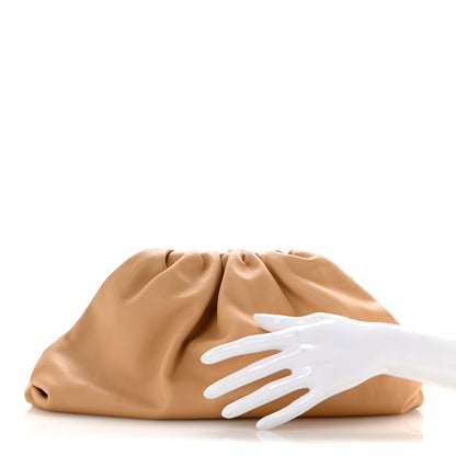 Bottega Veneta Smooth Butter Calf The Pouch Oversized Clutch Biscotto 2 of 10