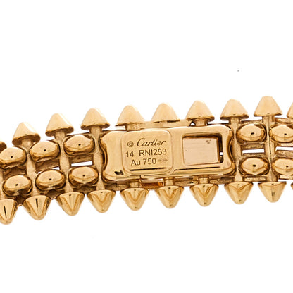 Cartier 18K Pink Gold Clash De Cartier Flexible Double Row Bracelet 14 3 of 4