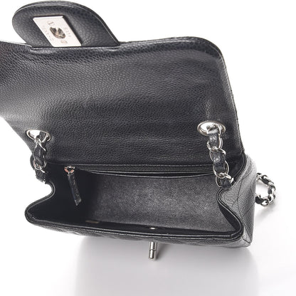 Chanel Caviar Quilted Mini Square Flap Black 7 of 13