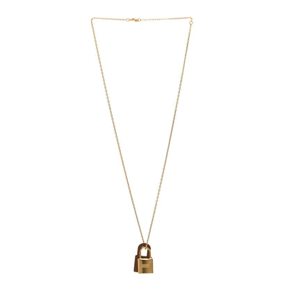 Hermes Swift O'Kelly Pendant Necklace Gold 2 of 3
