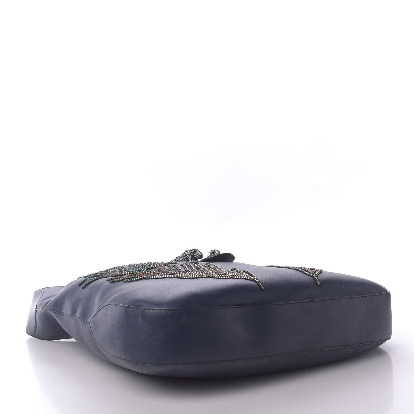 Calfskin Sequin Embroidered Extra Large Dionysus Hobo Dark Blue