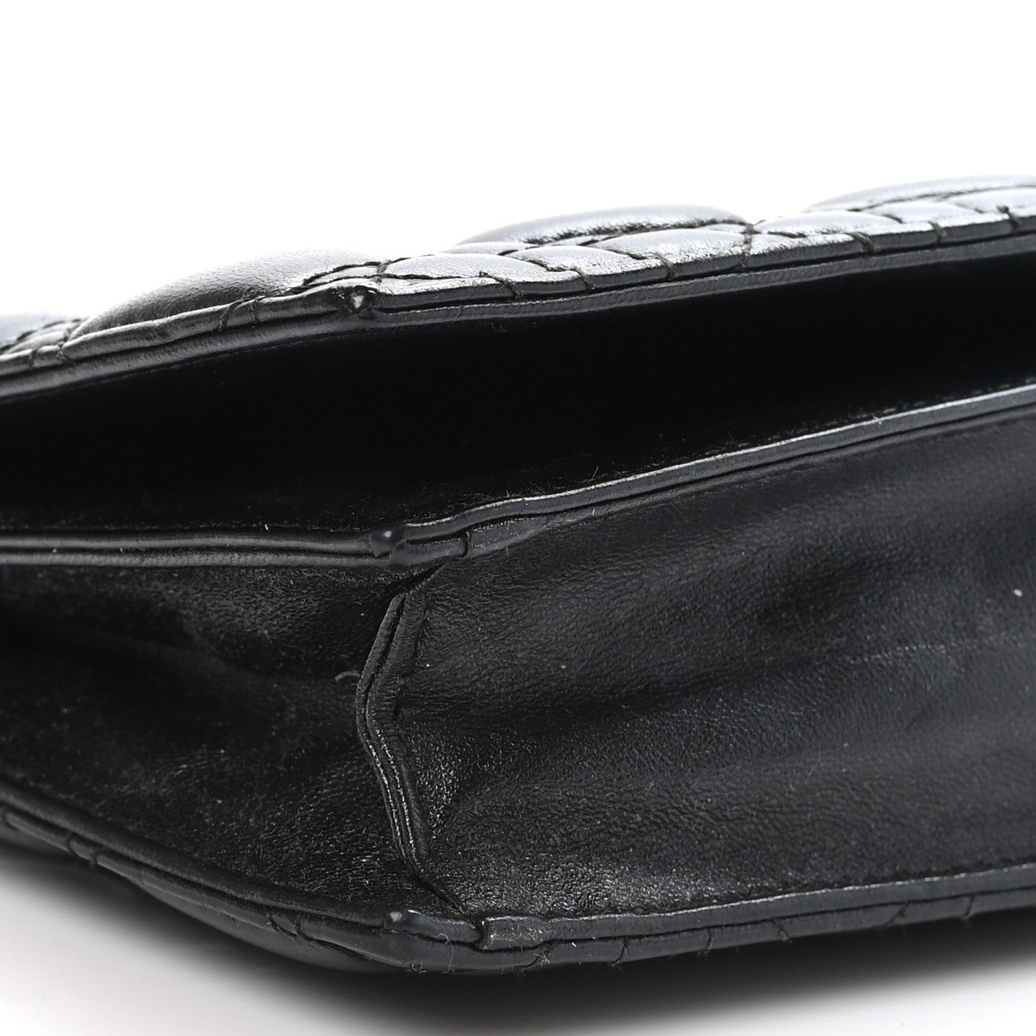 Christian Dior Lambskin Cannage Lady Dior Convertible Clutch Black 8 of 10