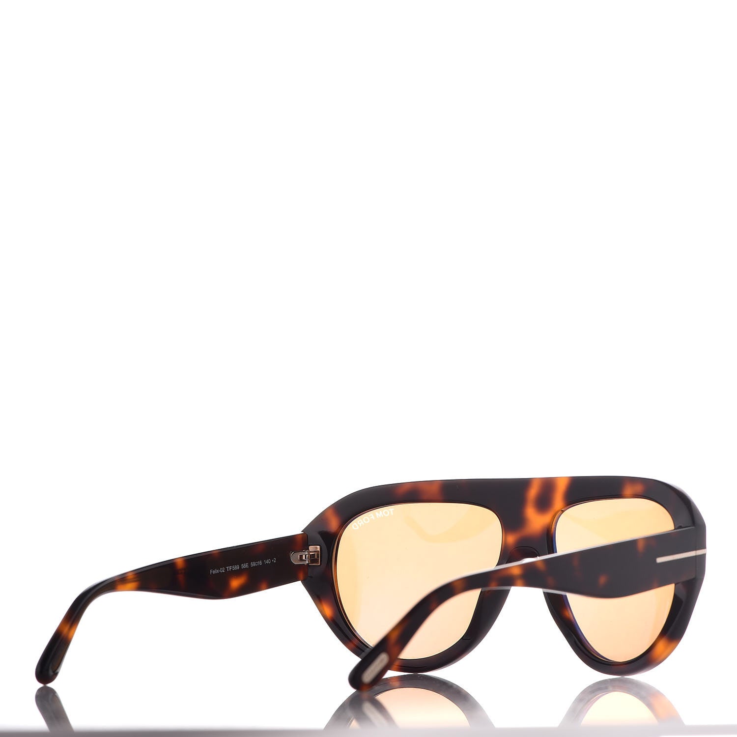 Tom Ford Felix-02 Pilot Sunglasses TF589 Havana 4 of 7