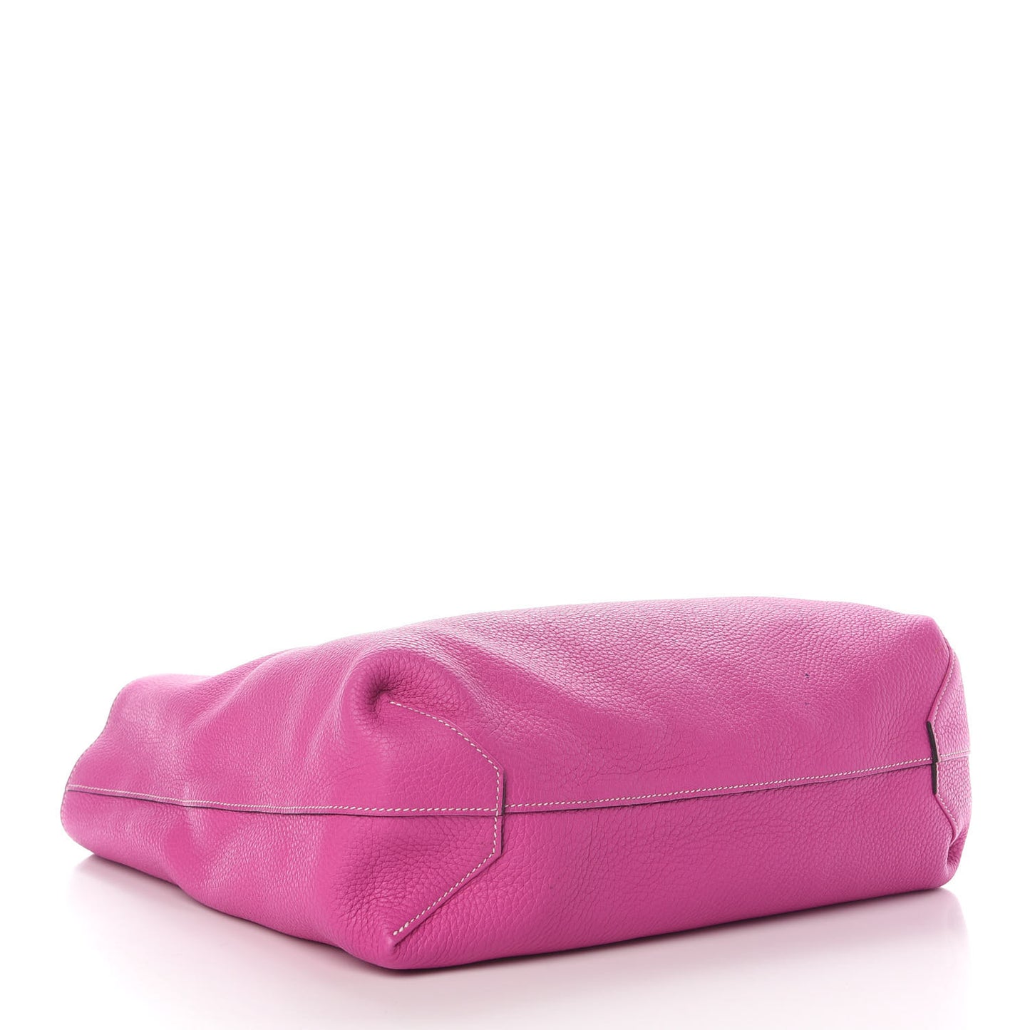 Taurillon Clemence Double Sens 36 Reversible Tote Bleu Nuit Magnolia