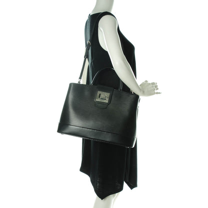 Louis Vuitton Epi Mirabeau GM Black 2 of 7