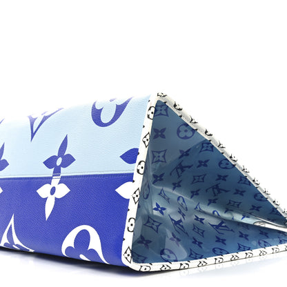 Louis Vuitton Monogram Giant Hawaii Onthego Blue 9 of 10