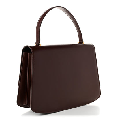 The Row Calfskin Medium The Sofia 11.75 Top Handle Bourbon 3 of 9