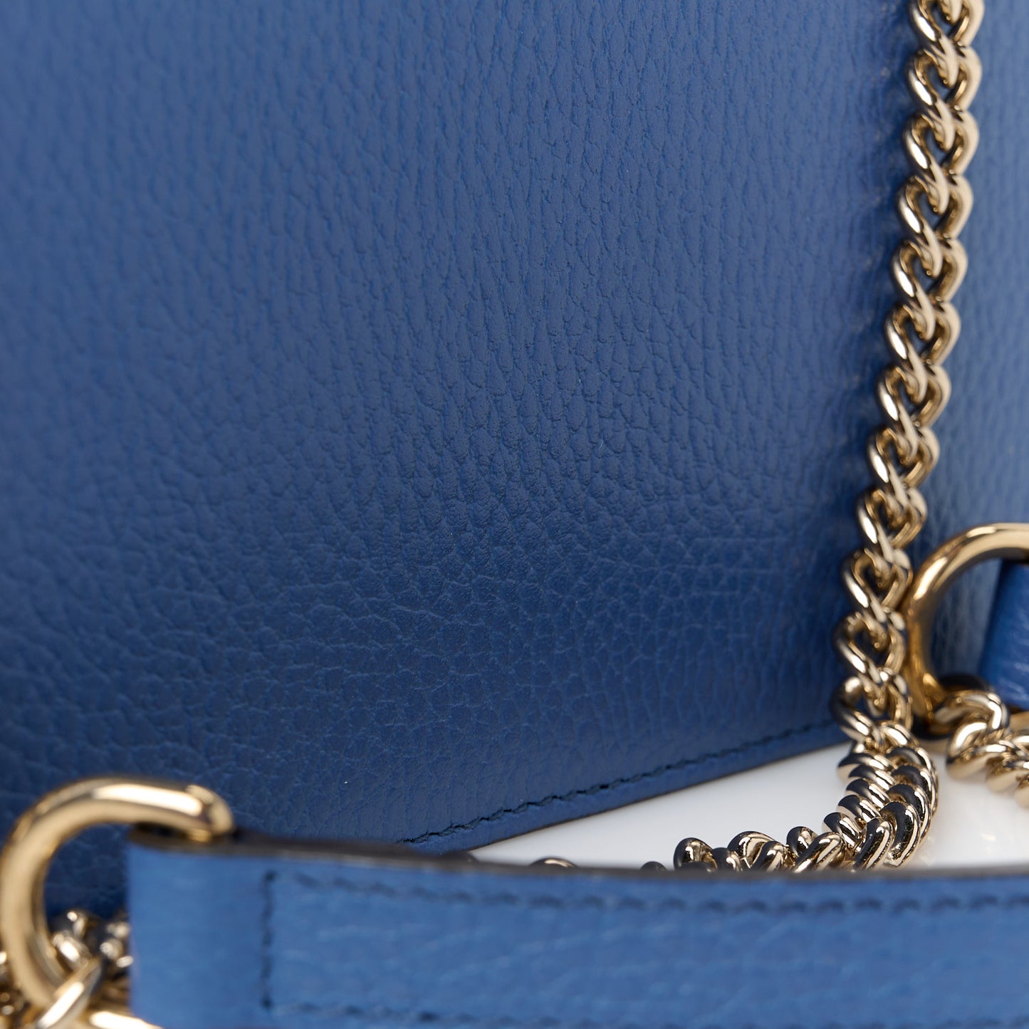 Dollar Calfskin Small Interlocking G Shoulder Bag Caspian