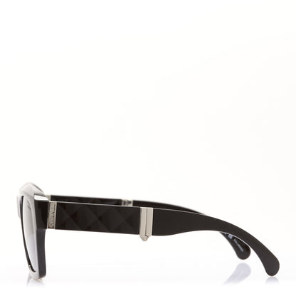 Chanel Acetate Metal Square Folding Sunglasses 6055-B Brown 5 of 14