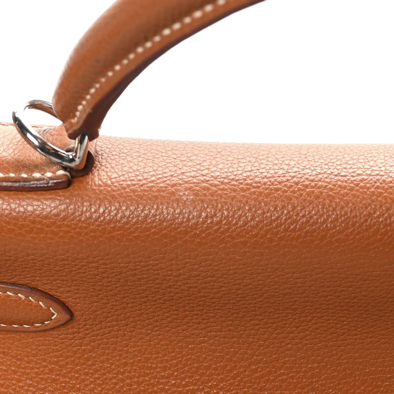 Hermes Courchevel Kelly Retourne 32 Gold 12 of 12