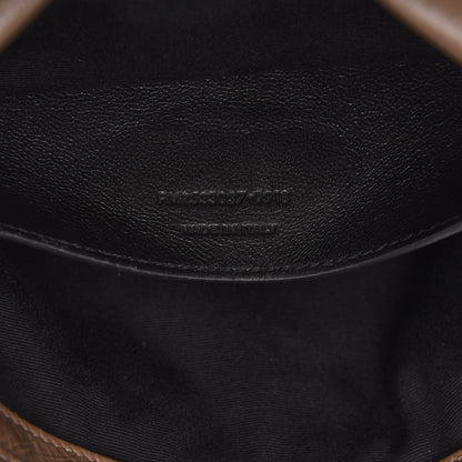 Saint Laurent Crinkled Calfskin Matelasse Monogram Baby Niki Chain Satchel Light Taupe 9 of 12