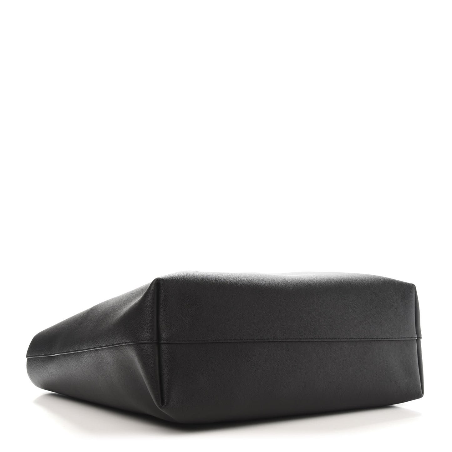 Calfskin Large Shopping Tote Black