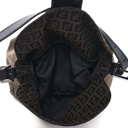 Fendi Zucchino Vitello Mama Baguette Black Moro 4 of 7