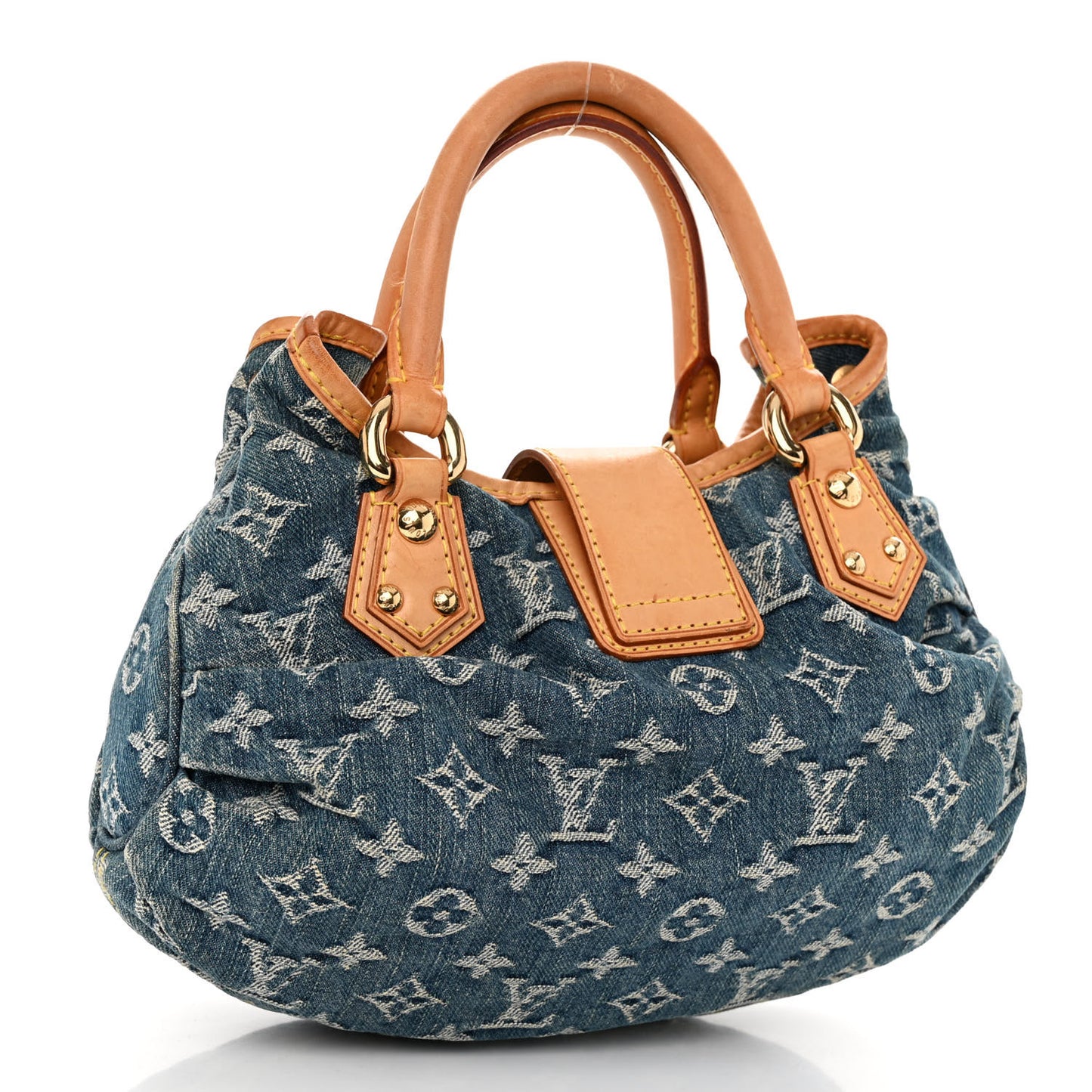 Monogram Denim Pleaty Blue