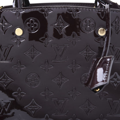Louis Vuitton Vernis Montaigne BB Amarante 7 of 9