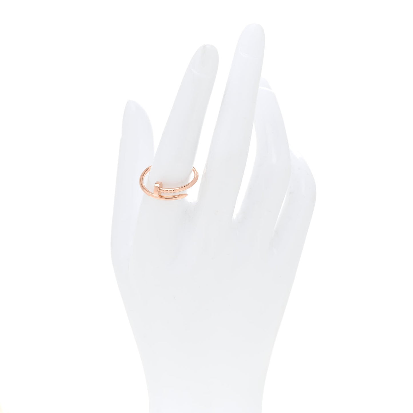 18K Pink Gold Small Juste Un Clou Ring 59 8.75