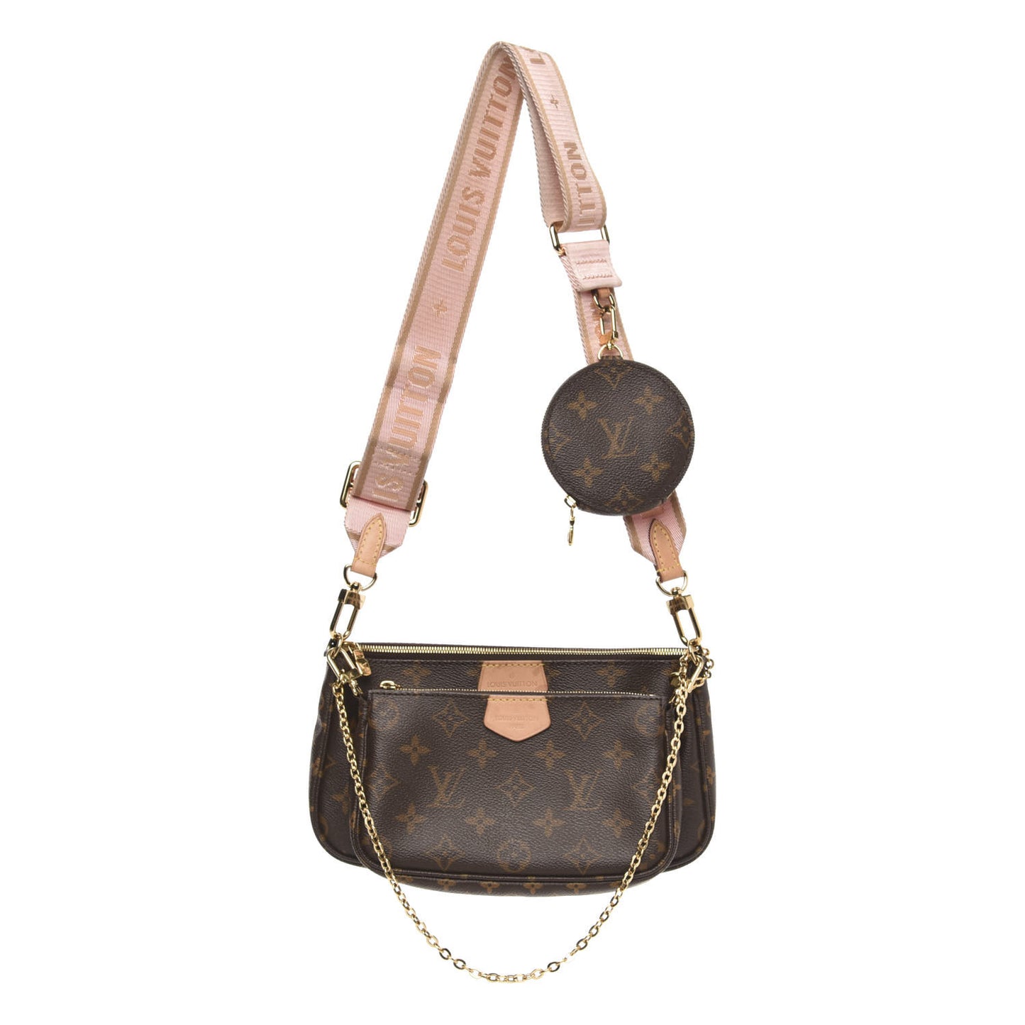 Monogram Multi Pochette Accessories Rose Clair