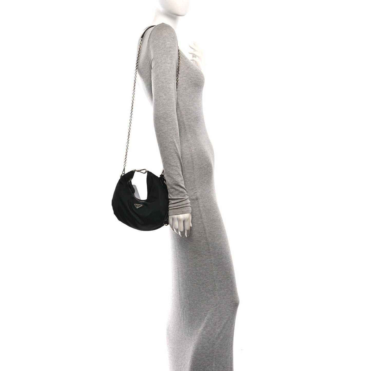 Tessuto Nylon Saffiano Re-Edition 2006 Shoulder Bag Black Black