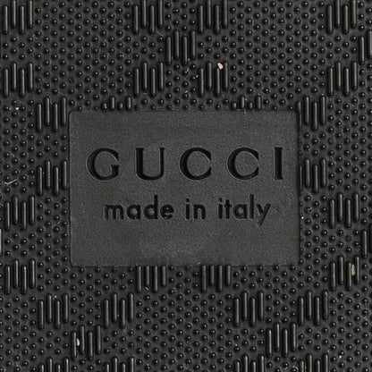 Gucci Nappa GG Matelasse Flat Slide Sandals 37.5 Black 8 of 10