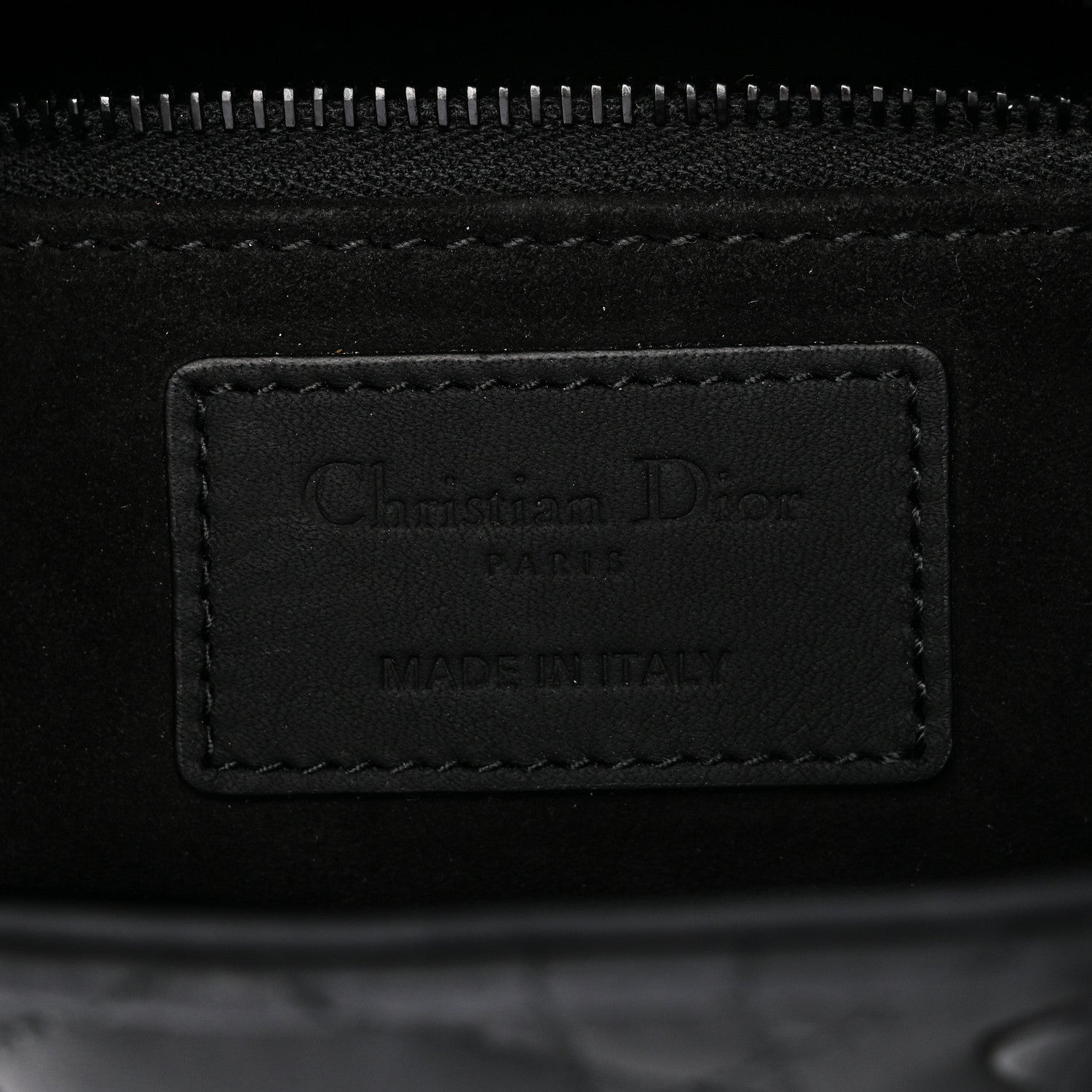Christian Dior Ultra Matte Calfskin Cannage Small My ABCDior Lady Dior Black 6 of 10