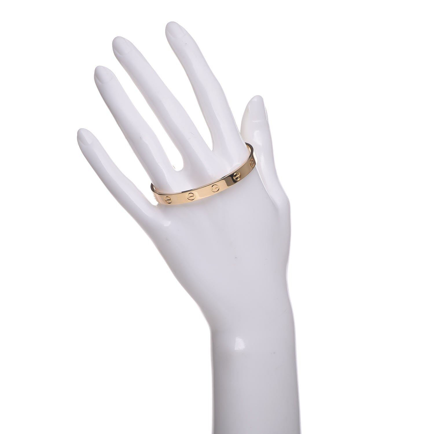 Cartier 18K Yellow Gold LOVE Cuff Bracelet 16 2 of 7