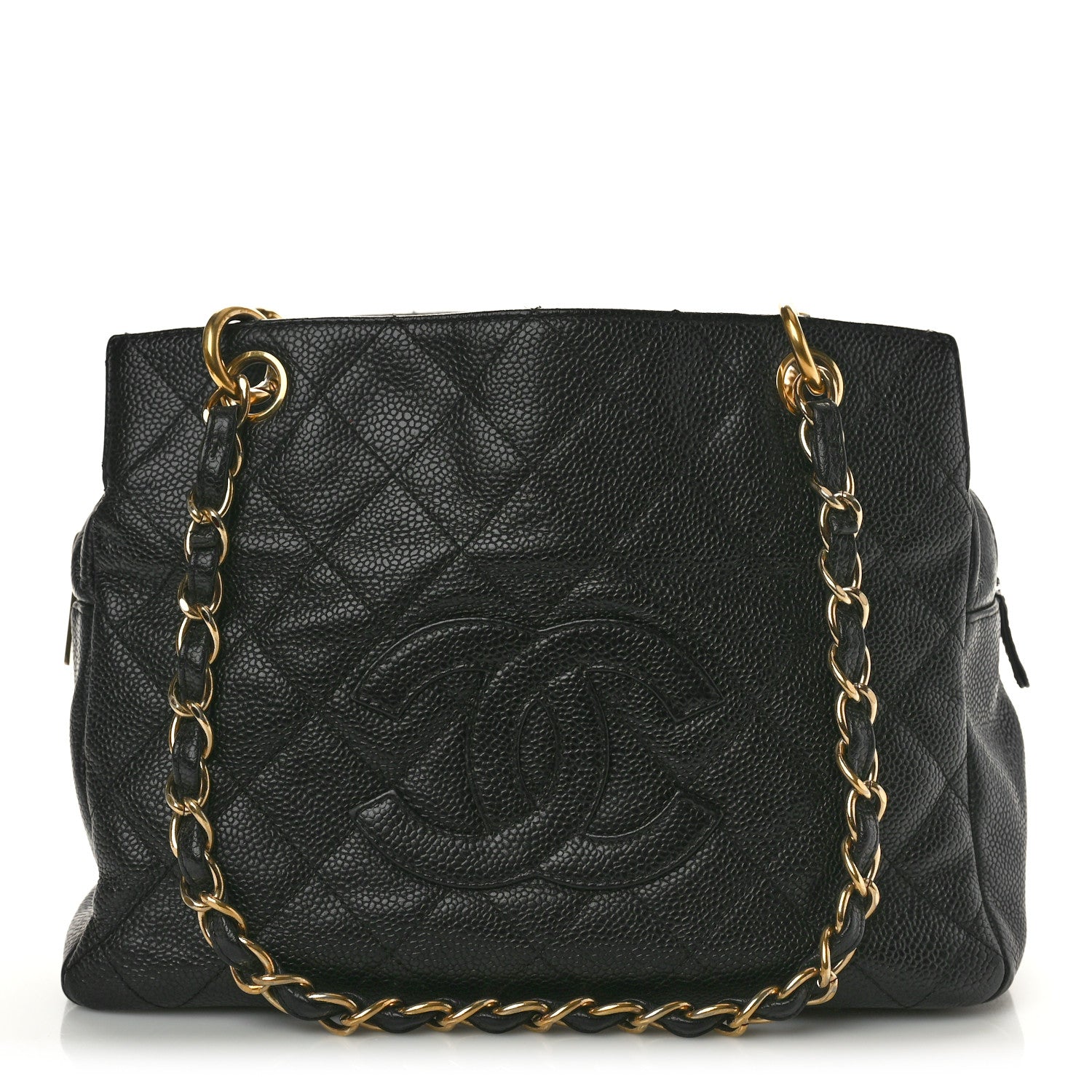 Chanel Caviar Quilted Petit Timeless Tote PTT Black 1 of 10
