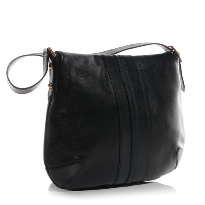Gucci Leather Horsebit Flap Bag Black 3 of 7