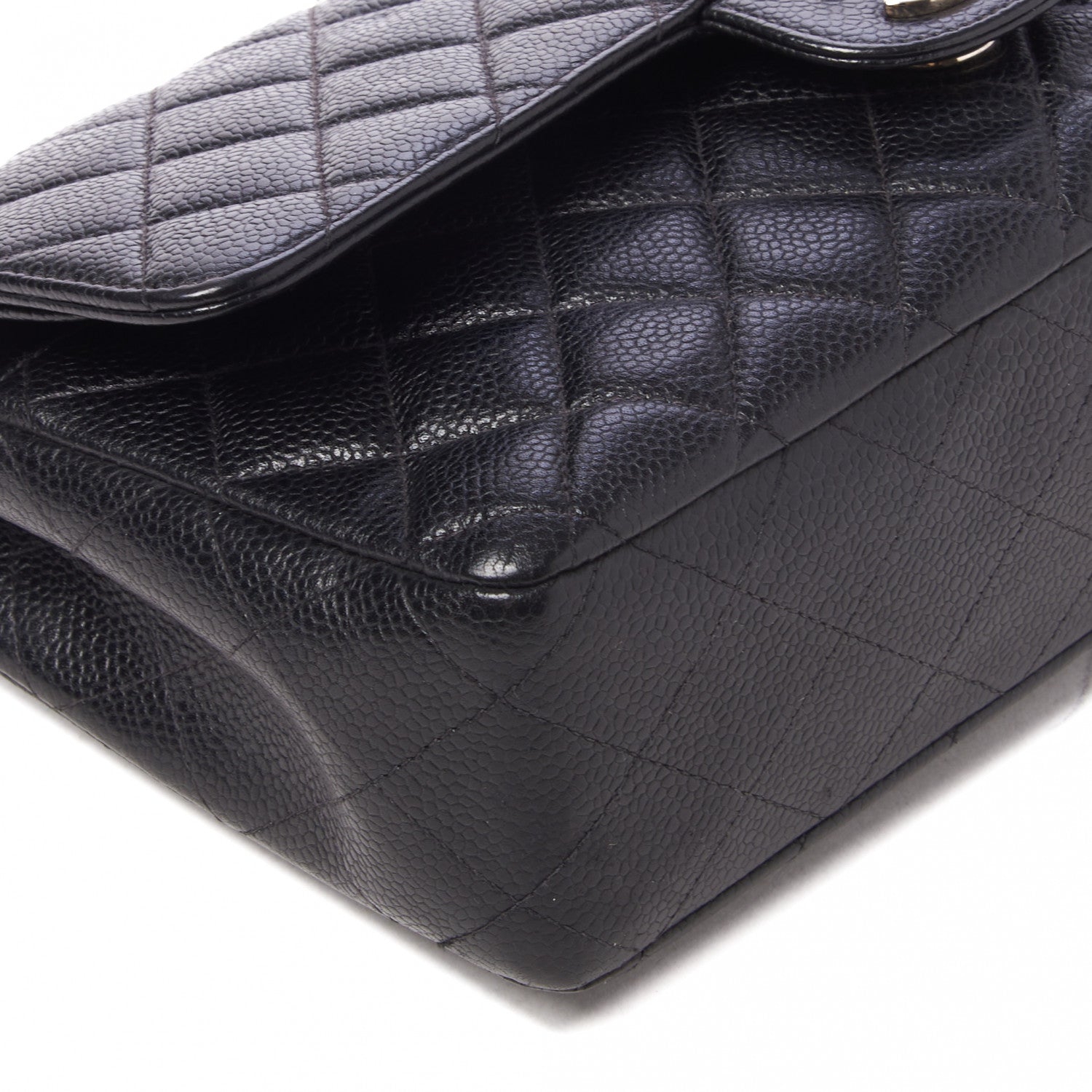 Chanel Caviar Quilted Medium Double Flap Black 6 of 9