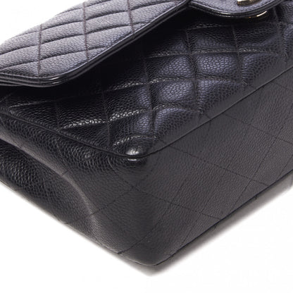 Chanel Caviar Quilted Medium Double Flap Black 6 of 9