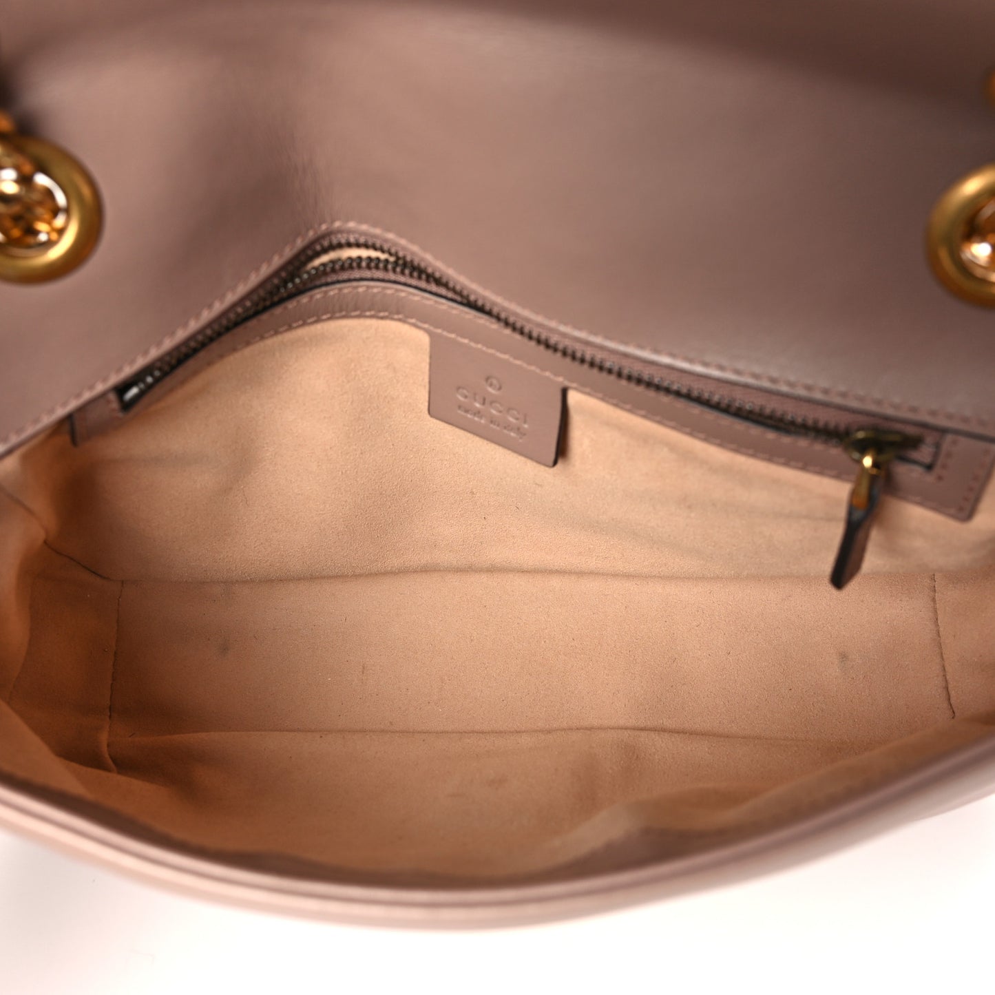 Calfskin Matelasse Small GG Marmont Shoulder Bag Porcelain Rose