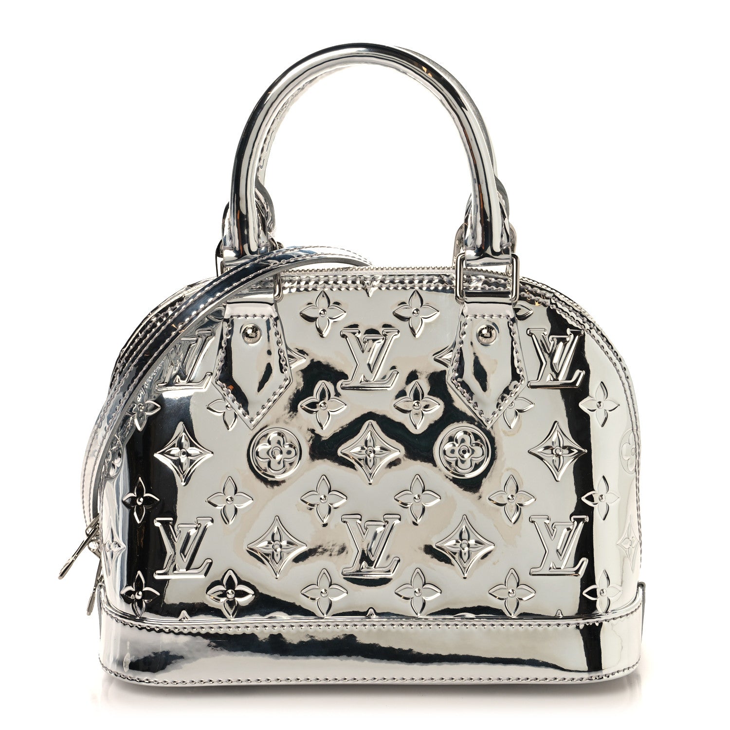 Louis Vuitton Monogram Miroir Alma BB Silver Silver 1 of 12