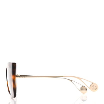 Gucci Acetate Oversize Square Frame GG0435S Sunglasses Havana 3 of 9