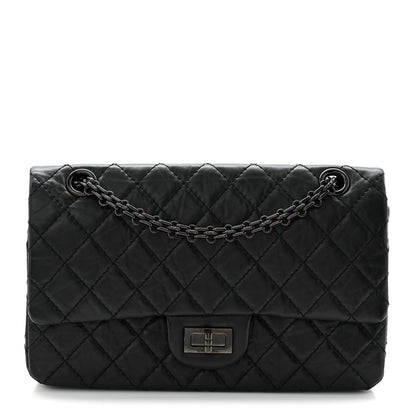 Chanel Aged Calfskin Quilted 2.55 Reissue 225 Flap So Black 1 of 11
