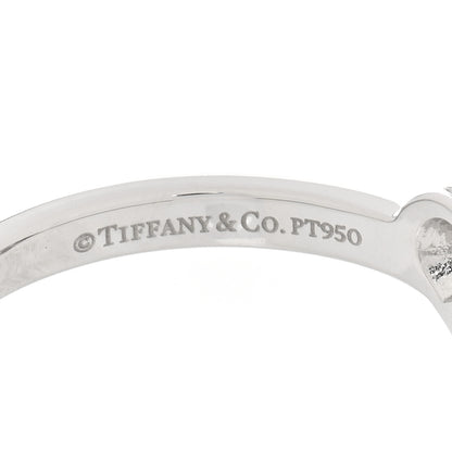 Tiffany Platinum Diamond Hearts Ring 49 5 4 of 5