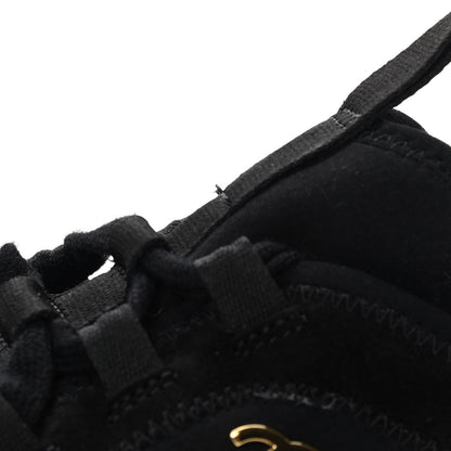 Chanel Velvet Calfskin Mixed Fibers CC Sneakers 40 Black 5 of 10