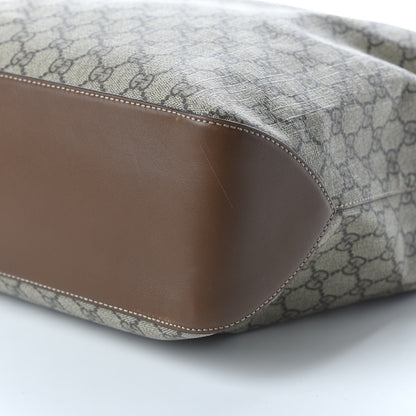 Gucci GG Supreme Monogram Large Linea A Hobo Light Brown 7 of 10