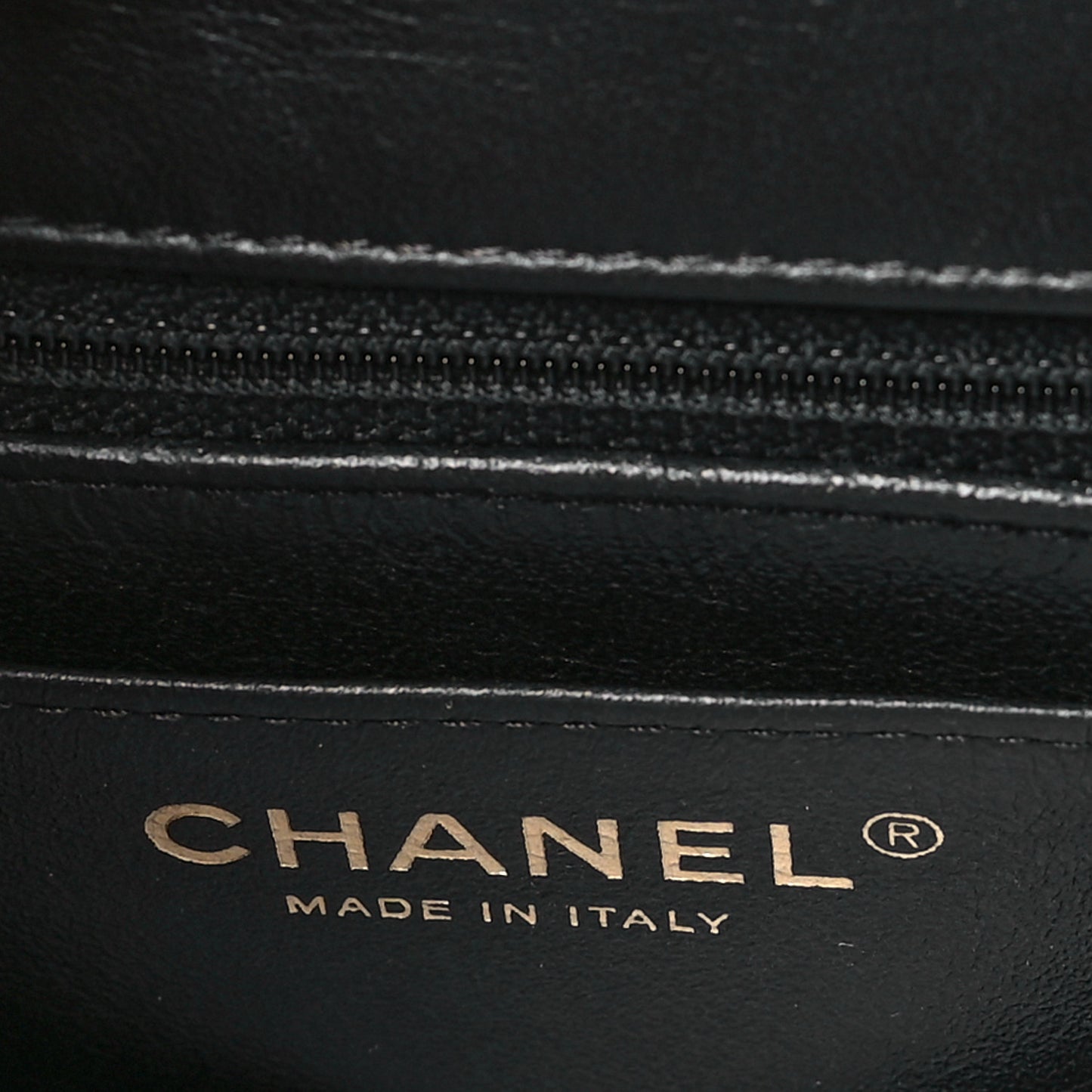 Lambskin Quilted Mini Square Flap Black